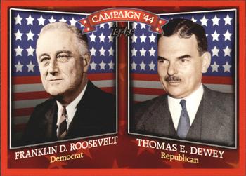 2008 Topps - Historical Campaign Match-Ups #HCM-1944 Franklin D. Roosevelt / Thomas E. Dewey Front