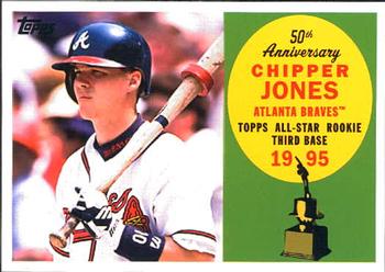 2008 Topps - All-Rookie Team 50th Anniversary #AR34 Chipper Jones Front