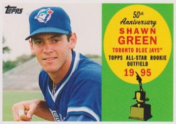 2008 Topps - All-Rookie Team 50th Anniversary #AR47 Shawn Green Front