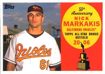 2008 Topps - All-Rookie Team 50th Anniversary #AR67 Nick Markakis Front