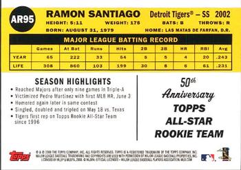 2008 Topps - All-Rookie Team 50th Anniversary #AR95 Ramon Santiago Back