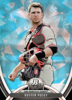2013 Bowman Platinum - Sapphire #28 Buster Posey Front