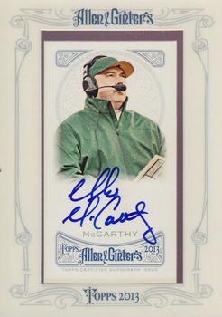 2013 Topps Allen & Ginter - Autographs #AGA-MMC Mike McCarthy Front