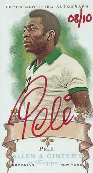 2013 Topps Allen & Ginter - Autographs Red Ink #AGA-P Pele Front