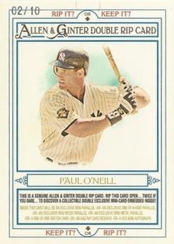 2013 Topps Allen & Ginter - Double Rip Cards #RIP-167 Don Mattingly / Paul O'Neill Front