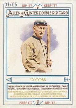 2013 Topps Allen & Ginter - Double Rip Cards #RIP-199 Miguel Cabrera / Ty Cobb Front