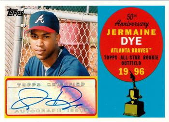 2008 Topps - All-Rookie Team 50th Anniversary Autographs #ARA-JD Jermaine Dye Front