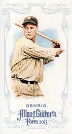 2013 Topps Allen & Ginter - Mini #75 Lou Gehrig Front
