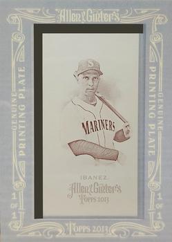 2013 Topps Allen & Ginter - Mini Framed Printing Plates Magenta #274 Raul Ibanez Front