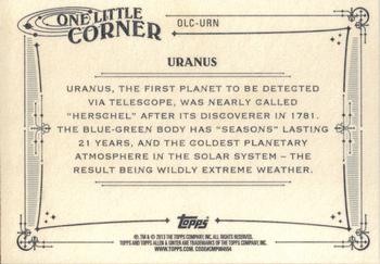 2013 Topps Allen & Ginter - One Little Corner #OLC-URN Uranus Back