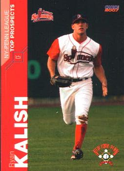 2007 Choice New York-Penn League Top Prospects #14 Ryan Kalish Front