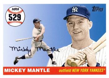 2008 Topps - Mickey Mantle Home Run History #MHR529 Mickey Mantle Front