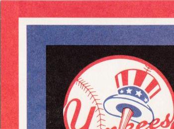 1979 Fleer Grand Slam Hi-Gloss Stickers #NNO New York Mets Team (Yellow) Back