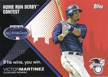 2008 Topps - Home Run Derby Contest #NNO Victor Martinez Front