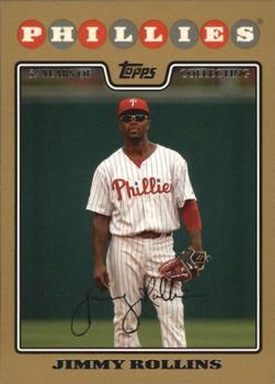2008 Topps - Gold #30 Jimmy Rollins Front