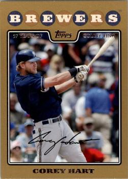 2008 Topps - Gold #42 Corey Hart Front