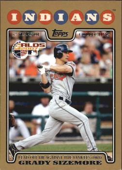 2008 Topps - Gold #59 Grady Sizemore Front