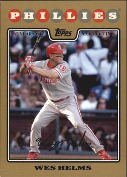 2008 Topps - Gold #67 Wes Helms Front