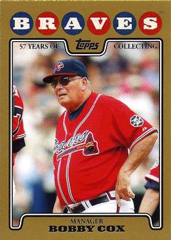 2008 Topps - Gold #69 Bobby Cox Front
