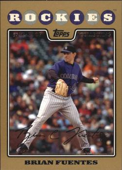 2008 Topps - Gold #84 Brian Fuentes Front