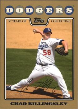 2008 Topps - Gold #194 Chad Billingsley Front