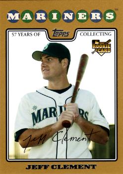 2008 Topps - Gold #286 Jeff Clement Front