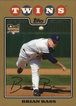 2008 Topps - Gold #417 Brian Bass Front