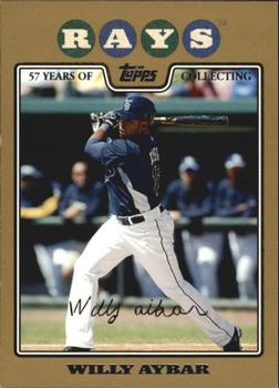 2008 Topps - Gold #654 Willy Aybar Front