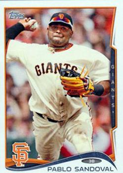 2014 Topps #327 Pablo Sandoval Front