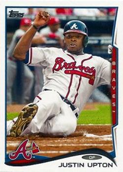 2014 Topps #229 Justin Upton Front