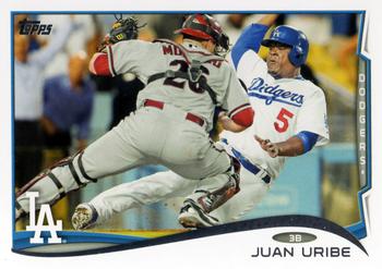 2014 Topps #596 Juan Uribe Front