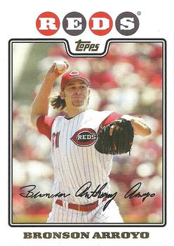 2008 Topps - Gold Foil #152 Bronson Arroyo Front