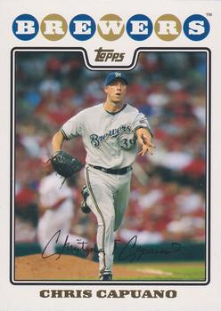 2008 Topps - Gold Foil #347 Chris Capuano Front