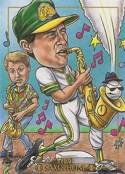 1995 Cardtoons #61 Steve Saxophone Front