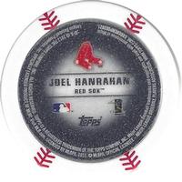 2013 Topps MLB Chipz - Glow in the Dark #NNO Joel Hanrahan Back