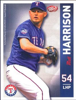 2012 Dr. Pepper Texas Rangers #13 Matt Harrison Front