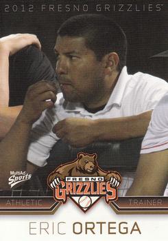 2012 MultiAd Fresno Grizzlies #35 Eric Ortega Front