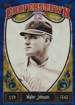 2013 Panini Cooperstown - Blue Crystal #7 Walter Johnson Front