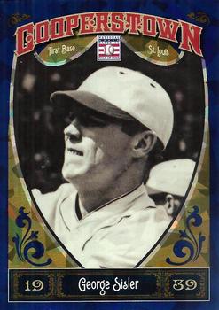 2013 Panini Cooperstown - Blue Crystal #30 George Sisler Front