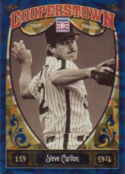 2013 Panini Cooperstown - Blue Crystal #77 Steve Carlton Front