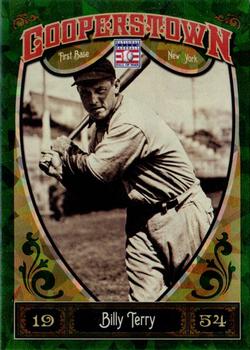 2013 Panini Cooperstown - Green Crystal #40 Bill Terry Front