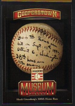 2013 Panini Cooperstown - Museum Pieces #3 Hank Greenberg Front