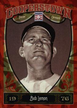 2013 Panini Cooperstown - Red Crystal #49 Bob Lemon Front