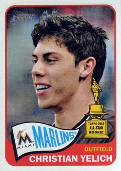 2014 Topps Heritage #268 Christian Yelich Front