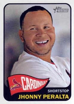2014 Topps Heritage #288 Jhonny Peralta Front
