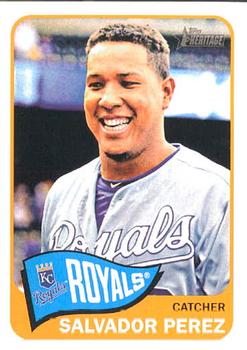 2014 Topps Heritage #31 Salvador Perez Front