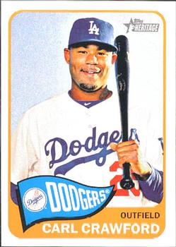 2014 Topps Heritage #40 Carl Crawford Front