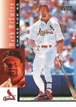 1998 Upper Deck Mark McGwire's Chase for 62 #12 Mark McGwire Front