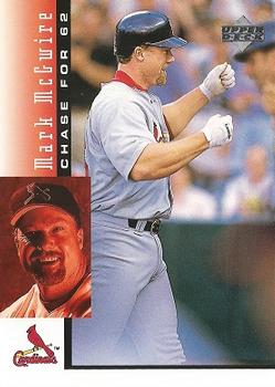 1998 Upper Deck Mark McGwire's Chase for 62 #19 Mark McGwire Front