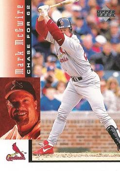 1998 Upper Deck Mark McGwire's Chase for 62 #7 Mark McGwire Front